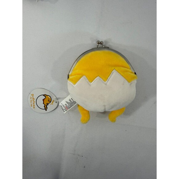 GUND Sanrio Gudetama The Lazy Egg Coin Purse NWT! - Picture 2 of 5